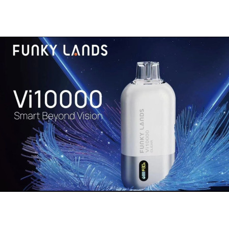 FUNKY LANDS Vi 10000 русс. ORIGINAL (Клюква виноград и двойной лёд)