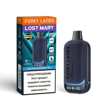 FUNKY LANDS и LOST MARY Viper 30000 original (Грушевый лимонад)