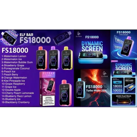 ELFBAR ES 18000 ORIGINAL (Grape ice)