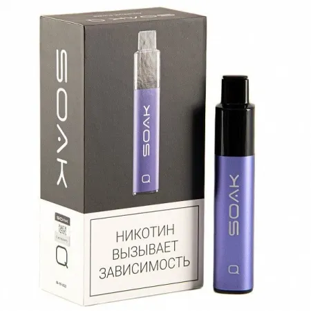 SOAK Q УСТРОЙСТВО+КАРТРИДЖ 1500 ORIGINAL (Ониксовый черный)