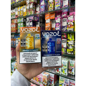 VOZOL Rave 46000 русс. ORIGINAL (Голубика арбуз)