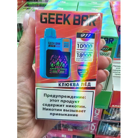 GEEK BAR 911 18000 ORIGINAL (Сочный персик лёд)